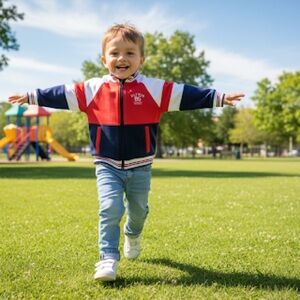 Tommy Hilfiger Colorblock Light Weight Jacket Size 4T